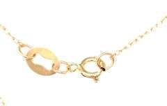 14kt Yellow gold cluster opal butterfly pendant on chain