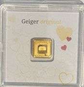 Geiger 1 Gram Gold Encapsulated Bar