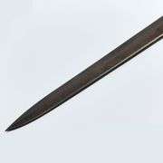 Handmade Full Tang Steel Chopping Sword with Leather Sheath