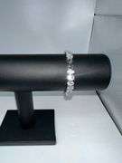 18 Kt White Gold Plated Huge 32.5 Ctw Simulated Diamond Tennis Bracelet