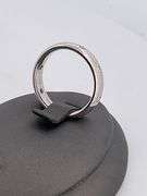 CERTIFIED PLATINUM UNISEX DIAMOND WEDDING BAND