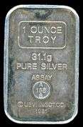 Compact AMARK 1 Troy Ounce Silver Bar