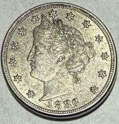 1883 Cents Near Unc V Nickel