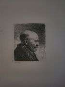 Collection of 15 Very Rare Etchings After Rembrandt (c. 1880)