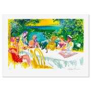 "Wine Alfresco" by LeRoy Neiman (1921-2012)
