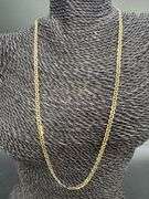 10k Yellow Gold Solid Mariner Chain Marina Anchor Link 4mm Necklace 24"