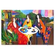 "Spring Afternoon" by Itzchak Tarkay (1935-2012)