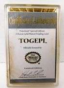 Pokémon 1999 Togepi 24K Plated Trading Card & COA