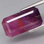 Amazing 7.28ct bi-color collectors Ruby! Untreated! Winza gemstone!