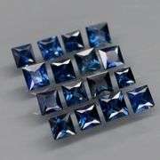 Premium luster 1.72ct navy blue Sapphire set! Heated only!