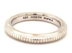 925 Sterling silver Judith Ripka Verona stackable band