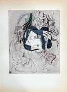 Collectible Vintage Picasso Original Pochoir Circa 1955, But Jolie