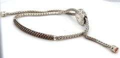 John Hardy classic chain sterling silver and citrine bar bolo bracelet