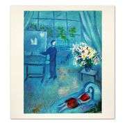 "L'artiste Et Son Modele" by Marc Chagall (1887-1985)