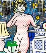 Very large! Extremely collectable" Jozza "original painting on canvas,Tribute to Roy