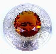 Early Scottish Thistle Headlight Kilt Pin