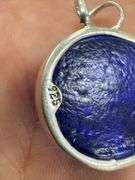 Sterling Silver 925 One of a Kind Dichroic Glass Pendant