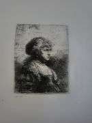 Collection of 15 Very Rare Etchings After Rembrandt (c. 1880)