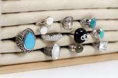 Sterling Silver Curated Ring Assortment Various Sizes & Styles (10 Ring Lot)