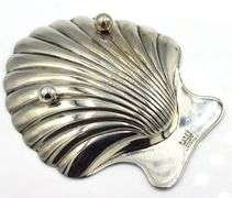 Tiffany & Co silver shell tray
