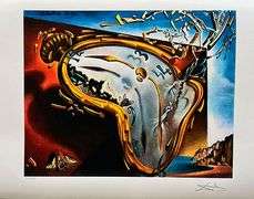 Pencil Numbered Salvador Dali, Soft Watch Explosion