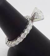 GIA Certified 4.04CTW Earth Mined Round Diamond Ring