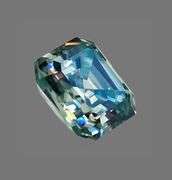 3.68 Ct Paraiba Green Asscher Cut Fire Moissanite Solitaire