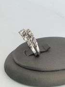 CERTIFIED PLATINUM AND DIAMOND WEDDING SET