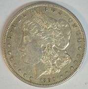 High end 1890-CC Morgan Silver Dollar. Key date