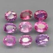 Superb 3.65ct violet pink Sapphire set -Untreated!!!