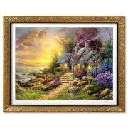 "Seaside Hideaway" by Thomas Kinkade (1958-2012)