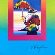 "Umbrella Man on Blends" by Peter Max