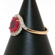 Ruby and Diamond 14kt Ring
