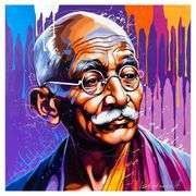 "Gandhi" by Alexander Ishchenko