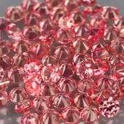 Vibrant color! Diamond cut! 2.27ct  cherry pink Sapphire set!