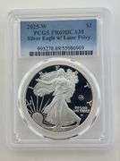 2025-W American Silver Eagle W/ Laser Privy, PCGS PR69