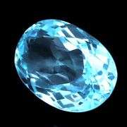 Full sparkle! 19.65ct VS grade Swiss blue Topaz!