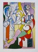Highly Collectible Limited Edition Pablo Picasso, Artist With Sculpture