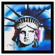 "Liberty 2000 I (Blue)" by Peter Max