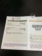 CERTIFIED 14K WHITE GOLD DIAMOND RING