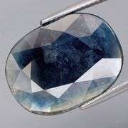 Pendant cut! Shimmering 16.60ct navy blue Sapphire!