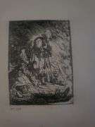 Collection of 15 Very Rare Etchings After Rembrandt (c. 1880)