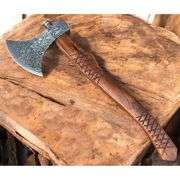 Handmade Viking Bearded Axe with Rosewood Handle