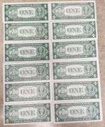1 Dozen Mixed Date Uncirculated Silver Certificates