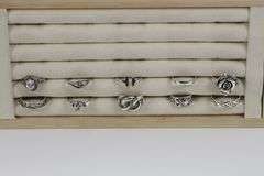 Sterling Silver Curated Ring Assortment Various Sizes & Styles (10 Ring Lot)