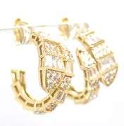 925 Sterling silver cubic zirconia earrings