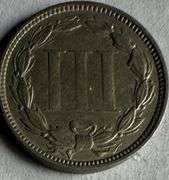 Nice 1867 3 Cent Nickel