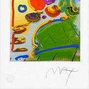 "Abstract Vase of Flowers" by Peter Max