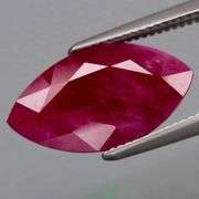 Stylish 3.94ct marquise cut pigeon's blood Burmese Ruby!!!