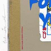 "Queen of Love - Blue" by Mr. Brainwash